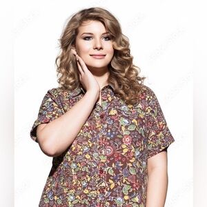 Vintage Cotton Floral Shirt